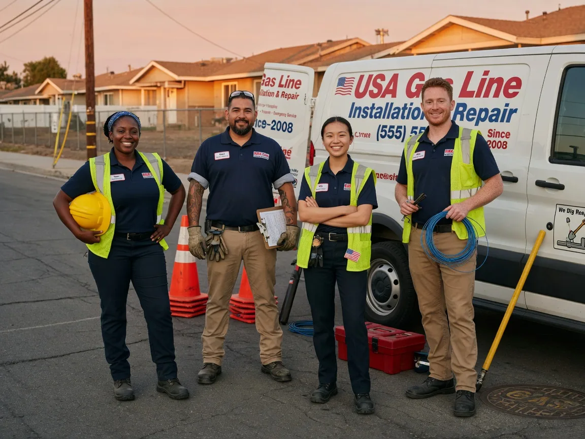 Gas Line Installation company in Exira, IA